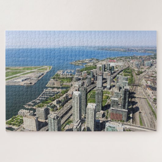 Schilderachtig uitzicht van Toronto uit de GN-tore Legpuzzel (Horizontaal)