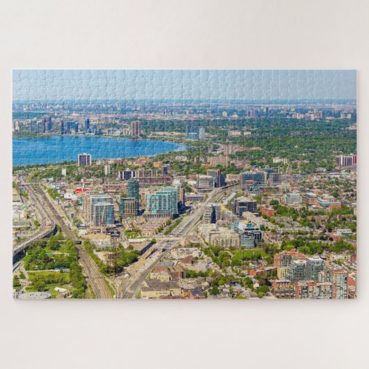 Schilderachtig uitzicht van Toronto uit de GN-tore Legpuzzel (Horizontaal)