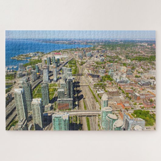Schilderachtig uitzicht van Toronto uit de GN-tore Legpuzzel (Horizontaal)