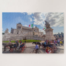 Schilderachtig uitzicht van Vittoriano, Rome, Ital