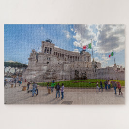 Schilderachtig uitzicht van Vittoriano, Rome, Ital Legpuzzel