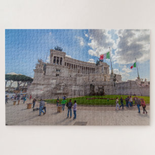 Schilderachtig uitzicht van Vittoriano, Rome, Ital Legpuzzel