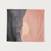 Schilderachtig uitzicht van zonsondergang in een v wandkleed (Voorkant (horizontaal))