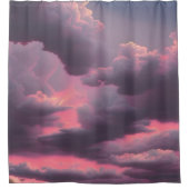 Schilderachtig Uitzicht zomerzonsondergang Douchegordijn (Voorkant)