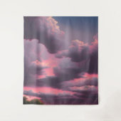 Schilderachtig Uitzicht zomerzonsondergang Wandkleed (Voorkant)