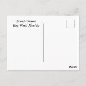 Schilderachtig Uitzichten Key West, Florida Briefkaart (Achterkant)