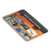 Schilderachtig Uitzichten Key West, Florida Magneet (Rechterzijde)