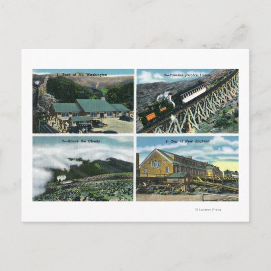 Schilderachtig Uitzichten van de reis naar de top Briefkaart (Voorkant)