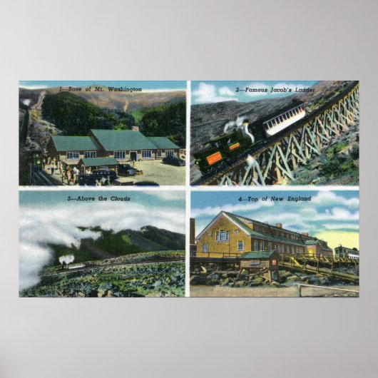 Schilderachtig Uitzichten van de reis naar de top Poster (Voorkant)