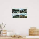 Schilderachtig Uitzichten van de reis naar de top Poster (Keuken)