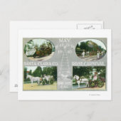 Schilderachtig Uitzichten van het Roos van Santa C Briefkaart (Voorkant / Achterkant)