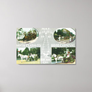 Schilderachtig Uitzichten van het Roos van Santa C Canvas Afdruk