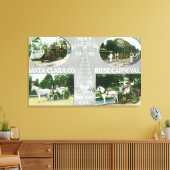 Schilderachtig Uitzichten van het Roos van Santa C Canvas Afdruk (Insitu (Woonkamer))