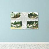 Schilderachtig Uitzichten van het Roos van Santa C Canvas Afdruk (Insitu (Houten vloer))