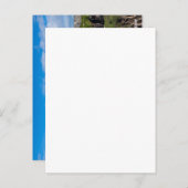 Schilderachtig uitzichten van vuurtoren van Fanad Briefkaart (Voorkant / Achterkant)