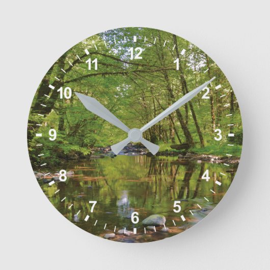 Schilderachtig van de Wilson River Ronde Klok (Voorkant)