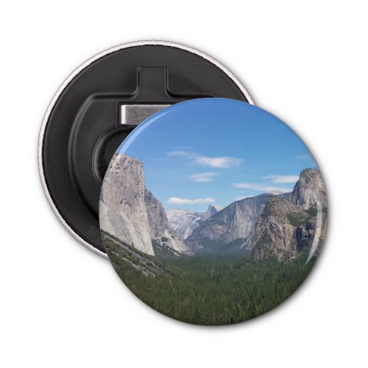 Schilderachtig van de Yosemite National Park Mount Button Flesopener (Voorkant)