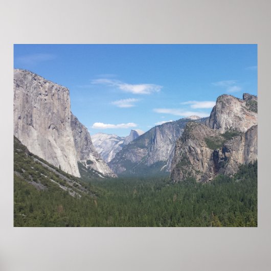Schilderachtig van de Yosemite National Park Mount Poster (Voorkant)