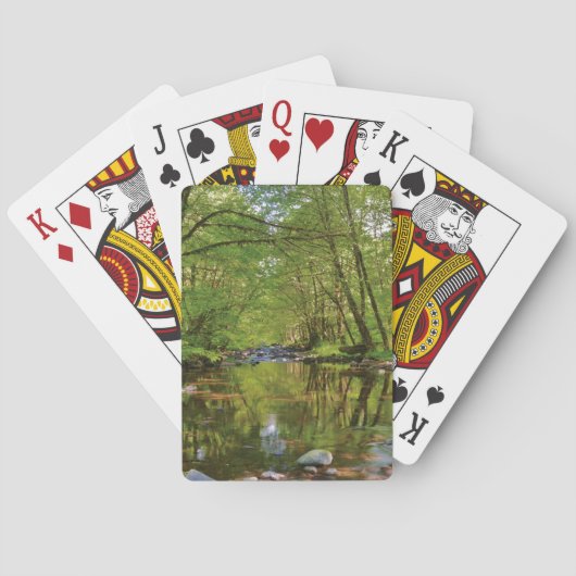 Schilderachtig van Wilson River Pokerkaarten (Achterkant)