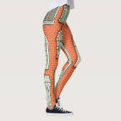 Schilderachtig vensterpatroon Leggings (Rechts)