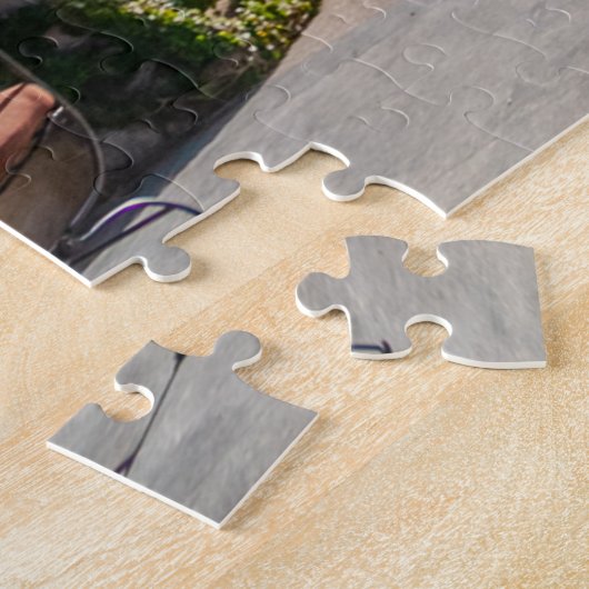 Schilderachtig veranda in Villa op het Como-meer i Legpuzzel (Zijkant)