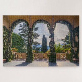 Schilderachtig veranda in Villa op het Como-meer i Legpuzzel