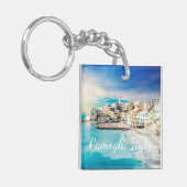 Schilderachtig verf in de Middellandse Zee van Ita Sleutelhanger (Voorkant Links)