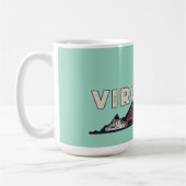 Schilderachtig Virginia Retro Silhouette Koffiemok (Links)