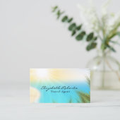 Schilderachtig Visitekaartje van de reisagent van  (Staand voorkant)