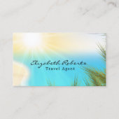 Schilderachtig Visitekaartje van de reisagent van  (Voorkant)
