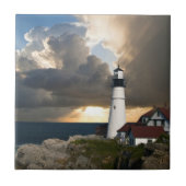 Schilderachtig vuurtoren tegeltje (Voorkant)