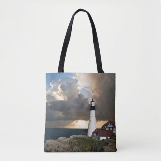 Schilderachtig vuurtoren tote bag (Voorkant)