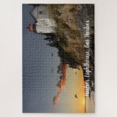 Schilderachtig vuurtoren van de haven van Bar Legpuzzel (Verticaal)