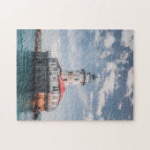Schilderachtig vuurtoren vuurtoren vuurtoren vuurt legpuzzel (Horizontaal)