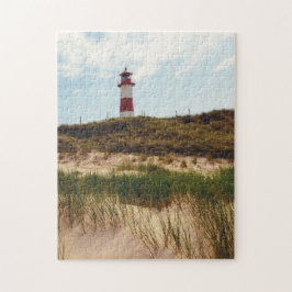 Schilderachtig vuurtoren vuurtoren vuurtoren vuurt legpuzzel