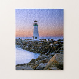Schilderachtig vuurtoren vuurtoren vuurtoren vuurt legpuzzel