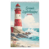 Schilderachtig vuurtorens kalender (Hoes)