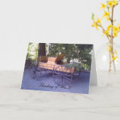 Schilderachtig Wagon Cart Kaart (Gele Bloem)