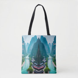 Schilderachtig wandeling - Emerald River & Mountai Tote Bag
