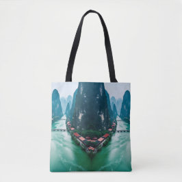 Schilderachtig wandeling - Emerald River & Mountai Tote Bag