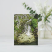 Schilderachtig waterval achter General's Hill Briefkaart (Staand voorkant)