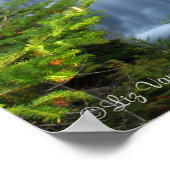 Schilderachtig watervalafdrukken poster (Hoek)