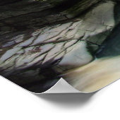 Schilderachtig watervalafdrukken poster (Hoek)