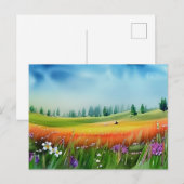 Schilderachtig Waterverf Briefkaart (Voorkant / Achterkant)