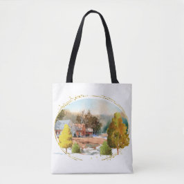 Schilderachtig Waterverf Tote Bag
