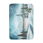 Schilderachtig Waterverf winterWonderland Badmat (Voorkant Verticaal)