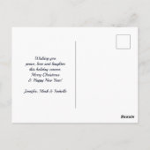 Schilderachtig Waterverf winterWonderland Briefkaart (Achterkant)