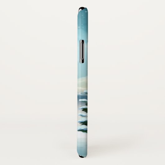 Schilderachtig Waterverf winterWonderland Case-Mate iPhone Case (Achterkant / rechts)