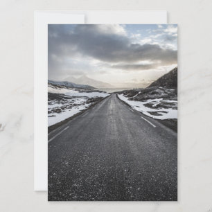 Schilderachtig weg Landschap Kaart Noorwegen