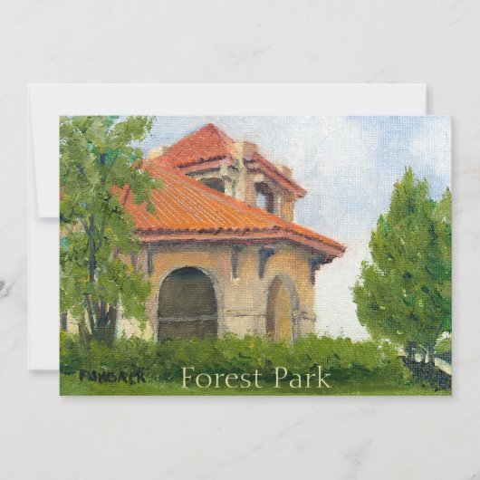 Schilderachtig wereldkampioenschap 1904 - St. Loui Kaart (Voorkant)